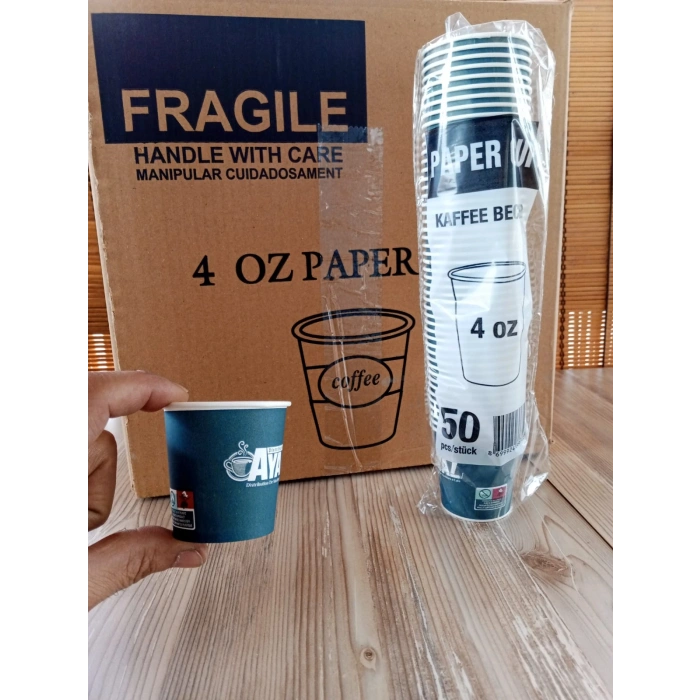 1.Sınıf Karton bardak. 4 oz. küçük boy. 1000 adet.