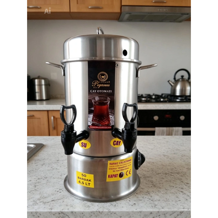 50 Bardak elektrikli çay semaveri çay otomatı.