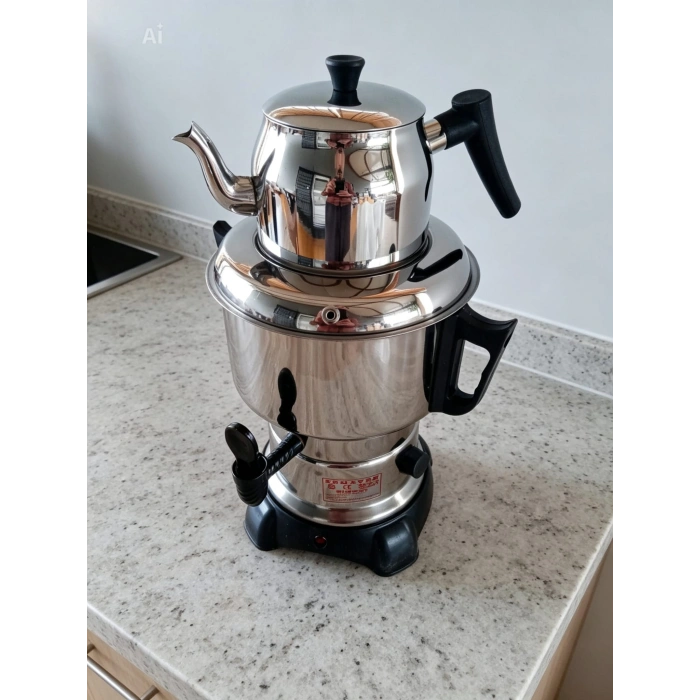 4,5 litre elektrikli çay semaveri çay otomatı.
