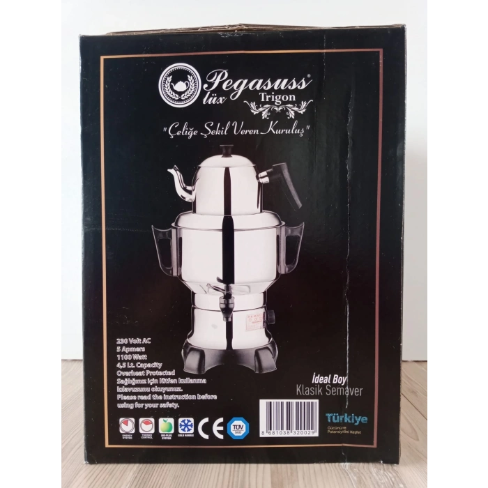 4,5 litre elektrikli çay semaveri çay otomatı.