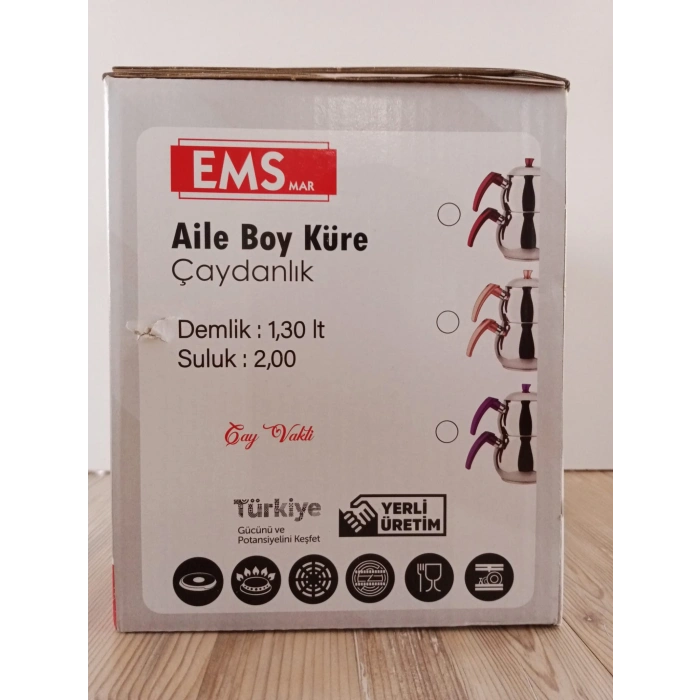 Aile Boy, Büyük çaydanlık Krom Çelik