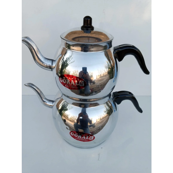 Aluminyum Tombik Çaydanlık 6 numara