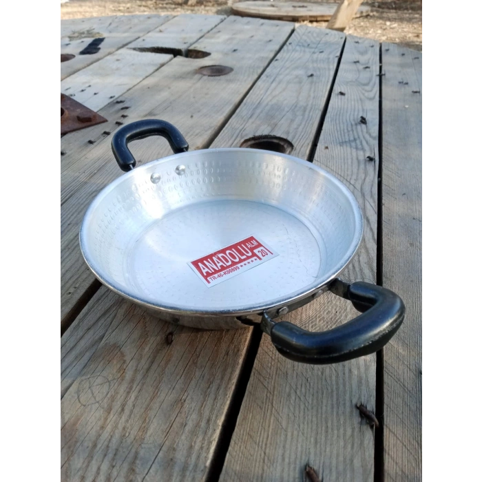 Aulminyum lüks kulplu tava.