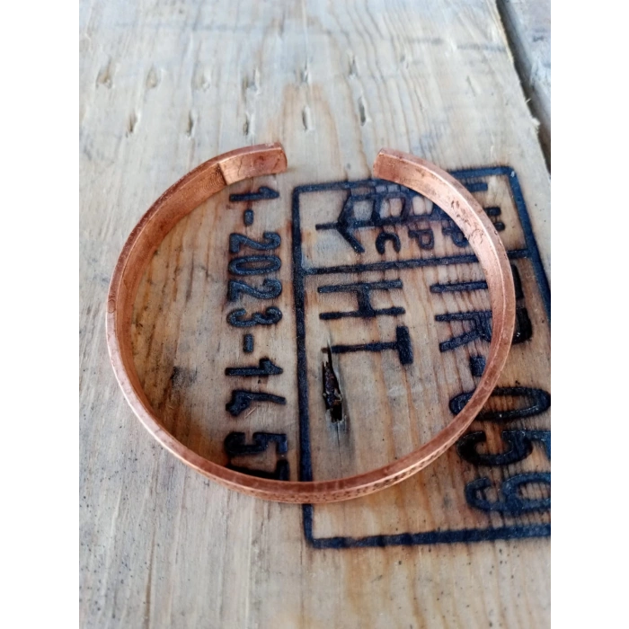 Bakır Bileklik Işlemeli motifli Üreticisinden.