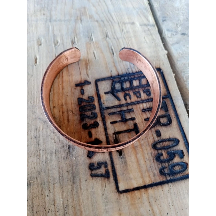 Bakır Bileklik Işlemeli motifli Üreticisinden.