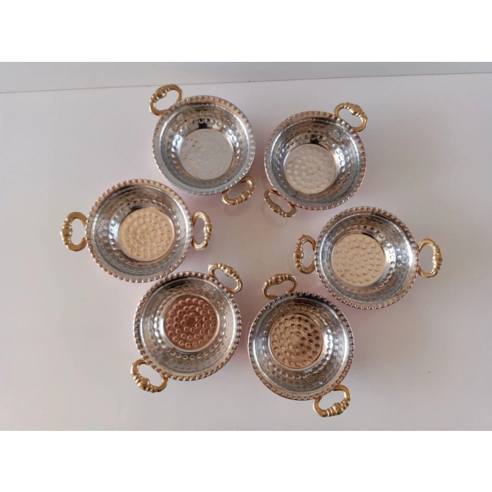 Bakır Sunumluk - Çerezlik Kase.