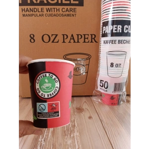 1.Sınıf Karton bardak. 8 oz. Büyük boy. 1000 adet.