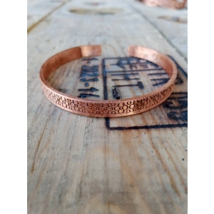 Bakır Bileklik Işlemeli motifli Üreticisinden.