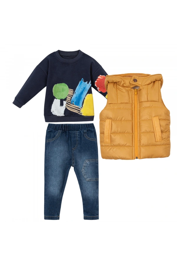 ALICE ŞİŞME YELEKLİ ERKEK TAKIM