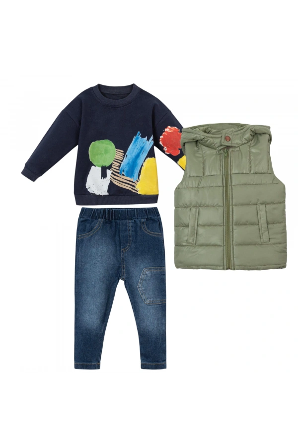 ALICE ŞİŞME YELEKLİ ERKEK TAKIM