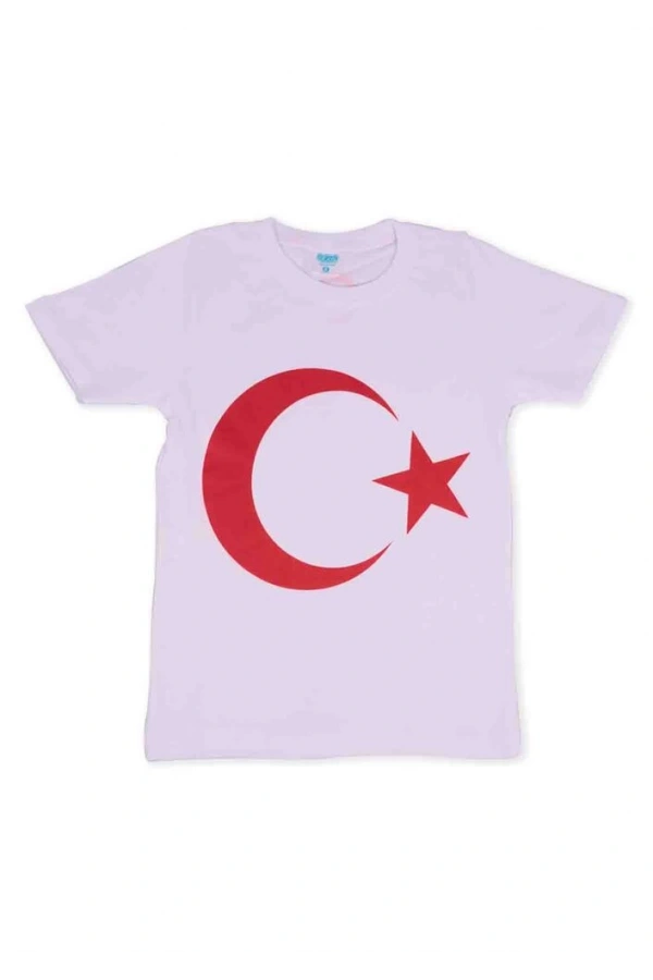 AY-YILDIZ BASKILI UZUN KOLLU TSHIRT
