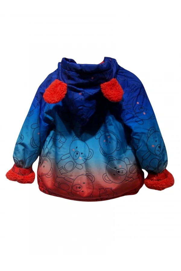 AYICIK BASKILI KUZU ASTARLI ERKEK MONT