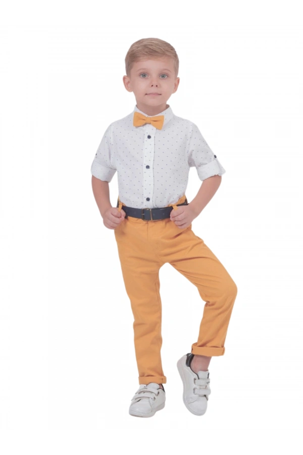 ÇİÇEKLİ GÖMLEKLİ ERKEK TAKIM