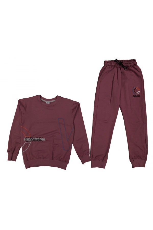 COMAN NAKIŞLI ERKEK EŞOFMAN TAKIMI