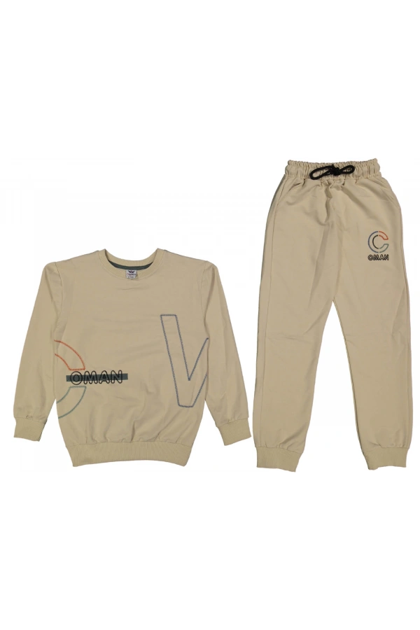 COMAN NAKIŞLI ERKEK EŞOFMAN TAKIMI