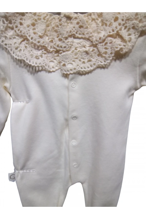 DANTELLİ BERELİ PATİKSİZ KIZ TULUM