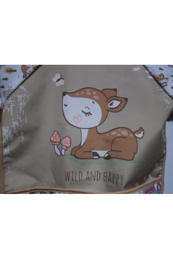 DESENLİ CEPLİ UZUN KOLLU ÖNLÜK