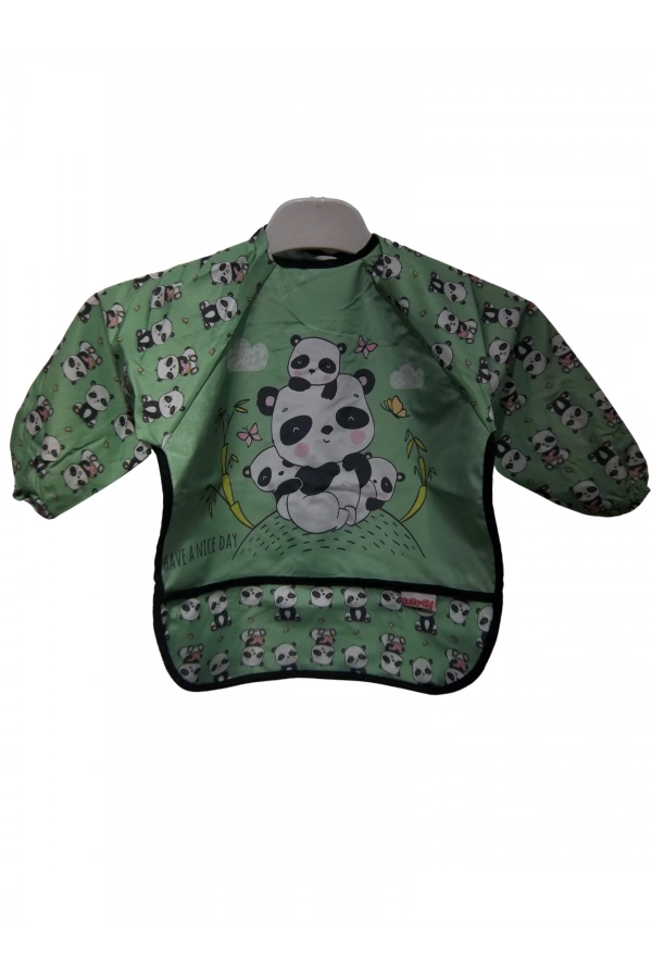 DESENLİ CEPLİ UZUN KOLLU ÖNLÜK