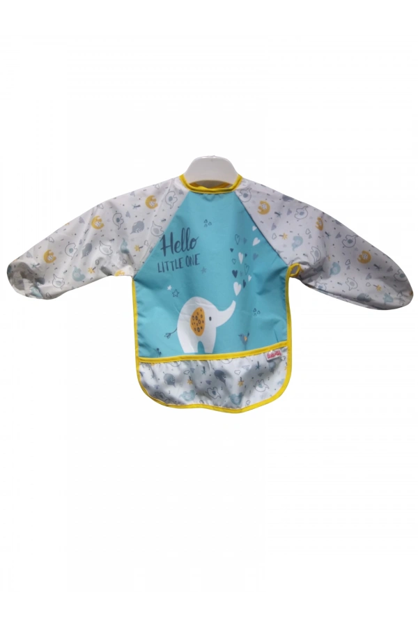 DESENLİ CEPLİ UZUN KOLLU ÖNLÜK