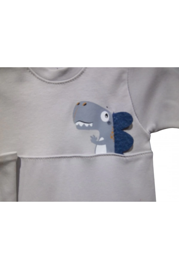 DINAZOR DETAYLI INTERLOK PATİKLİ ERKEK TULUM