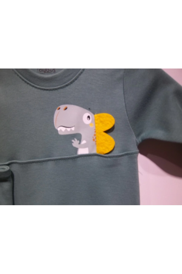 DINAZOR DETAYLI INTERLOK PATİKLİ ERKEK TULUM