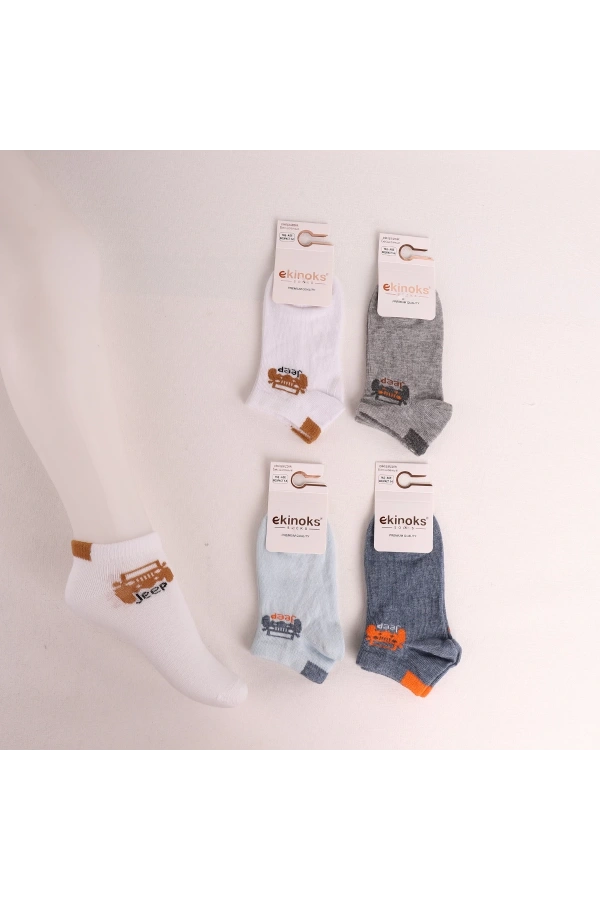 ERKEK ÇOCUK JEEP DESEN PATİK ÇORAP