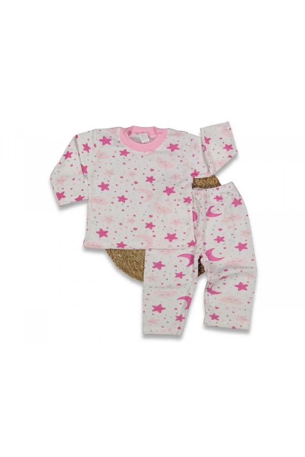 GÖKYÜZÜ BASKILI PİJAMA TAKIMI