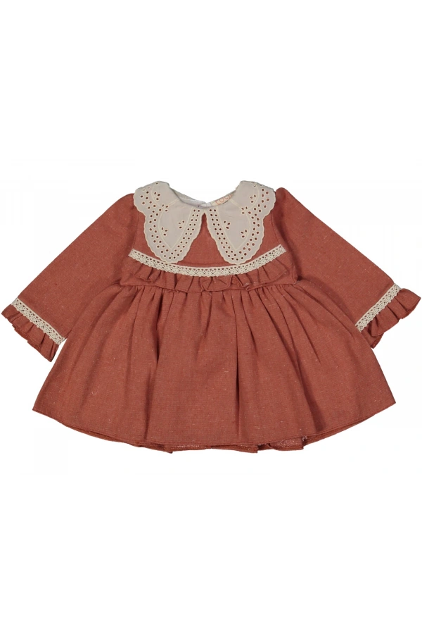 HILARY BRODE YAKALI KIZ ELBİSE