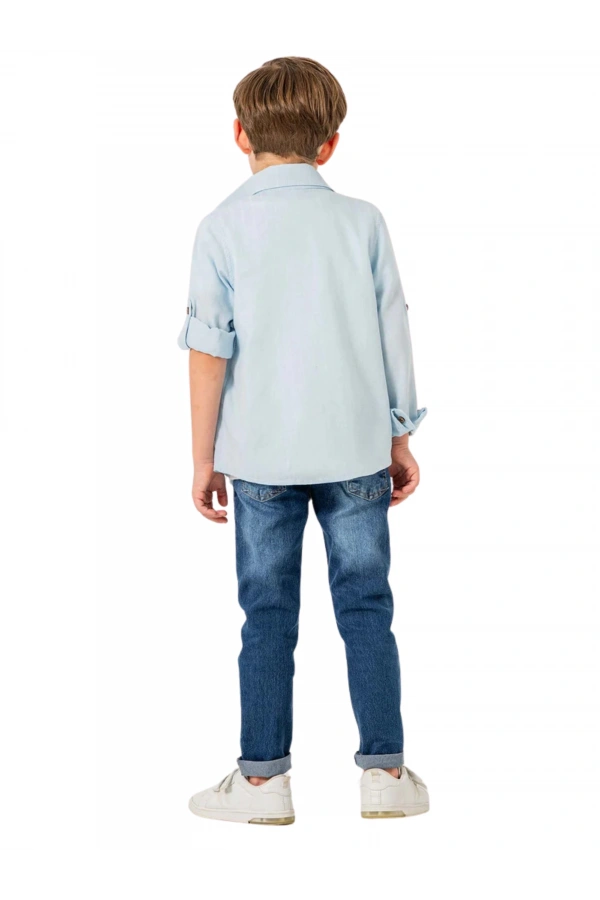 JEANS PANTOLONLU GÖMLEKLİ 3LÜ ERKEK TAKIM