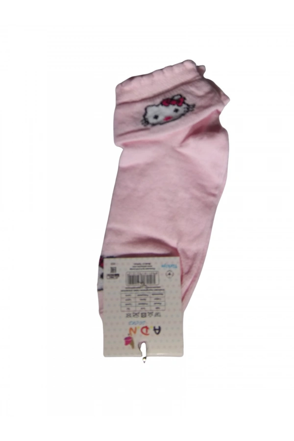 KIZ ÇOCUK KITTY FİGÜRLÜ PATİK ÇORAP