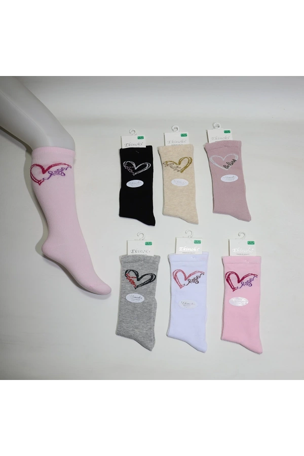 KIZ ÇOCUK ANGEL DİZ ALTI ÇORAP