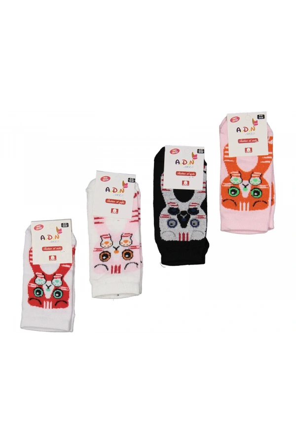 KIZ ÇOCUK DESENLİ PATİK ÇORAP