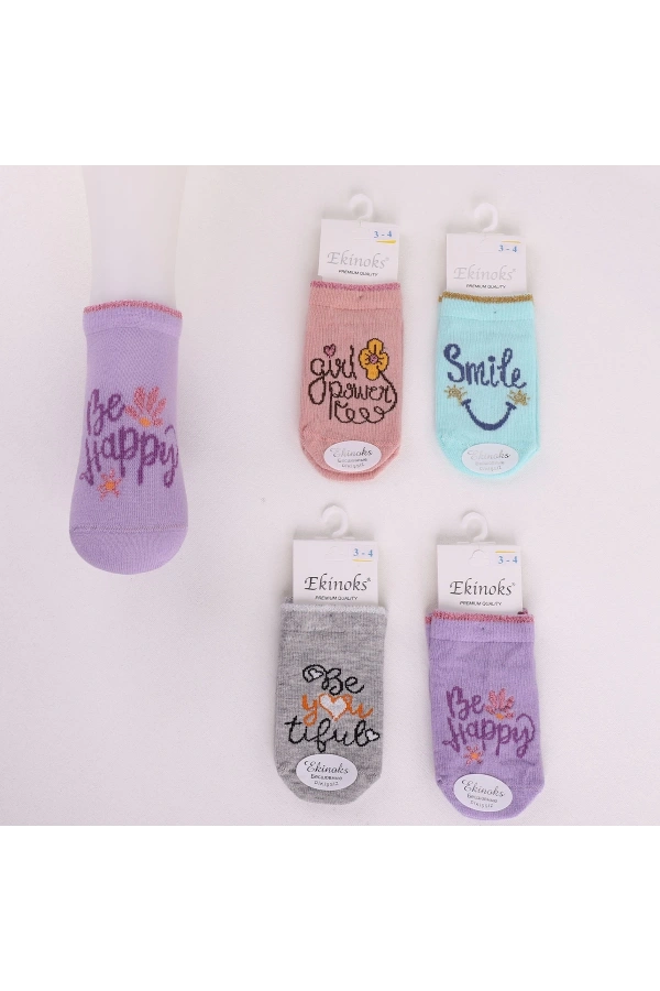 KIZ ÇOCUK EKİM DESEN PATİK ÇORAP