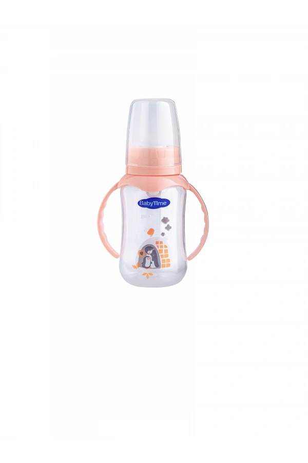 PP KULPLU SİLİKON KİRAZ UÇLU BİBERON (150 ml.)