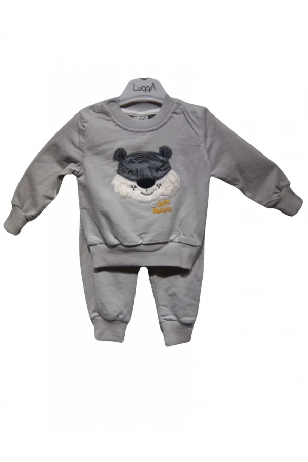 TIGER NAKIŞLI APLIKE ERKEK TAKIM