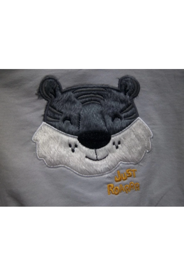 TIGER NAKIŞLI APLIKE ERKEK TAKIM