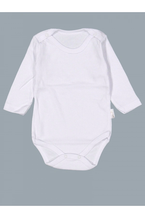 UZUN KOLLU RAPORLU DÜZ BODY