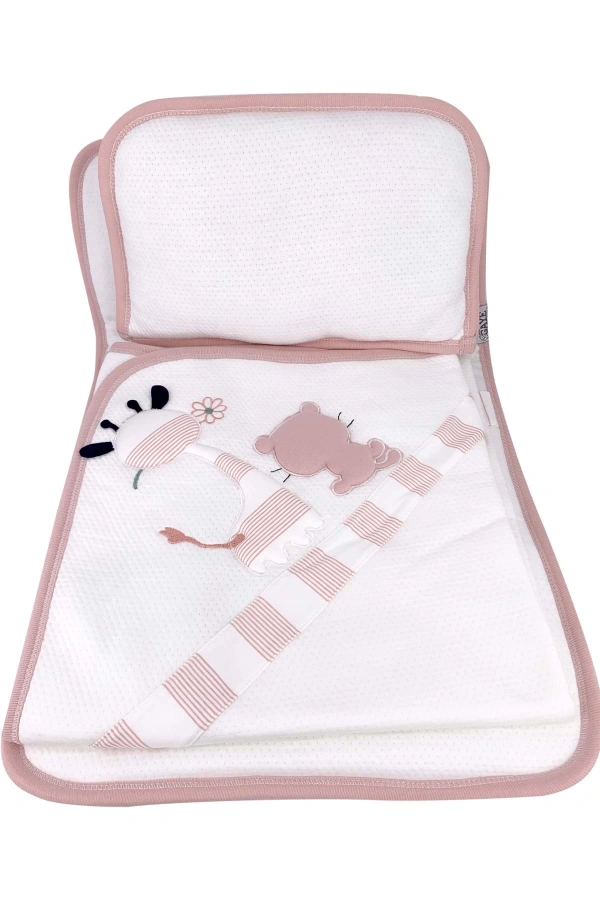 ZÜRAFA NAKIŞLI 3LÜ ALT AÇMA SETİ