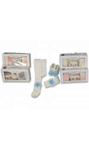 3LÜ AKSESUARLI KIZ PATİK SETİ