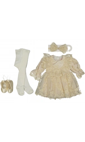 ASORTİ DANTELLİ KIZ MEVLİT SETİ