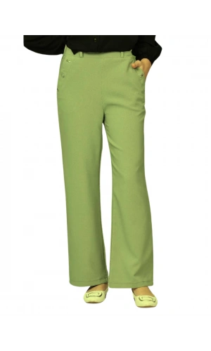 CEP DETAYLI KIZ PANTOLON