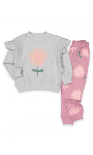 ÇİÇEK NAKIŞLI KIZ TAKIM