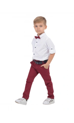 ÇİÇEKLİ GÖMLEKLİ ERKEK TAKIM