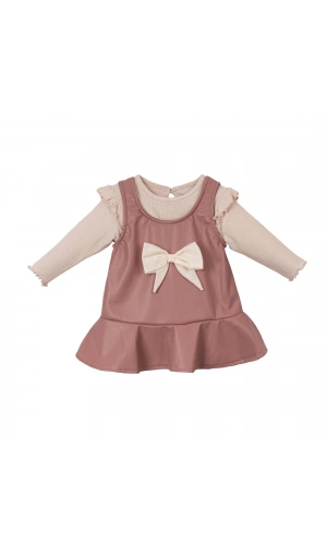 ELLA FİYONKLU KIZ ELBİSE