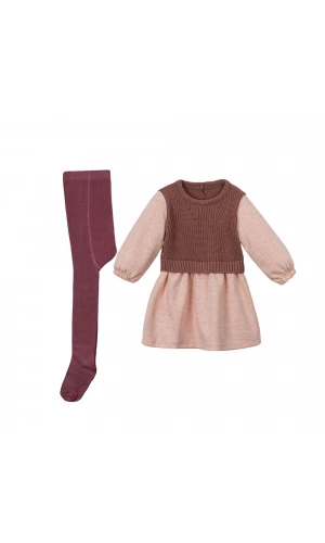 EXPO TRİKOLU KIZ ELBİSE (ÇORAPLI)