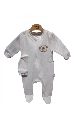 FINDIK DESENLİ WAFFLE PATİKLİ KIZ TULUM