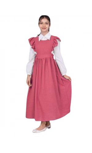 GÖMLEKLİ KIZ ELBİSE