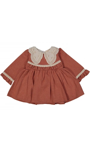 HILARY BRODE YAKALI KIZ ELBİSE