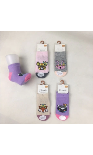 KIZ BEBEK DESENLİ PATİK ÇORAP