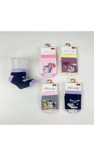 KIZ BEBEK DORA ABS DESEN PATİK ÇORAP